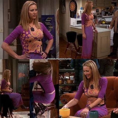 Lisa Kudrow Friends, Phoebe Buffay Outfits, 90s 2000s Fashion, Tv Show Outfits, Phoebe Buffay, Movies Outfit, Friend Outfits, Friends Tv, Friends Fashion