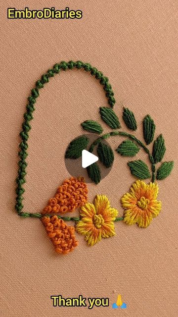 Heart Shape Embroidery, Embroidery Knots, Embroidery Design For Beginners, Back Stitch Embroidery, Brazilian Embroidery Stitches, Embroidery Stitches Beginner, Simple Hand Embroidery Patterns, Design For Beginners, Embroidery Hearts