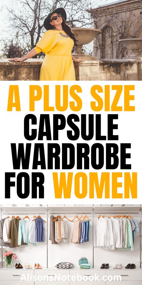 Build the ultimate plus-size capsule wardrobe with these essential pieces! Learn how to curate a collection of stylish and flattering clothing that offers endless outfit possibilities. Embrace your style and simplify your wardrobe with this practical guide tailored for curvy women. Plus Size Capsule, Plus Size Capsule Wardrobe, Wardrobe For Women, Capsule Wardrobe Checklist, Capsule Wardrobe Women, Plus Size Work, Flattering Outfits, Plus Size Fall, Fashion Fail