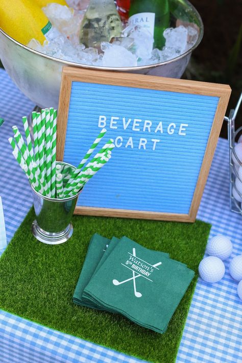 Golf Theme Party For Men, Golf Themed 70th Birthday Party, 19th Hole Golf Party, 50th Birthday Party Golf Theme, Diy Golf Themed Birthday Party, Golf Ball Party Decorations, Food For Golf Theme Party, 30 Birthday Golf Theme, Masters Golf Themed Party