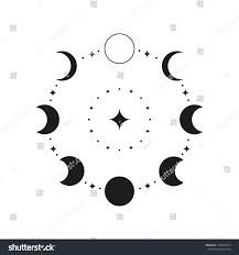 10,453 Moon Phases Circle Images, Stock Photos & Vectors | Shutterstock Moon Phase Illustration, Moon Phase Circle, Moon Phases Circle, Eclipse Art, Round Tattoo, Eclipses Art, Moon Phases Tattoo, Circle Images, Moon Circle