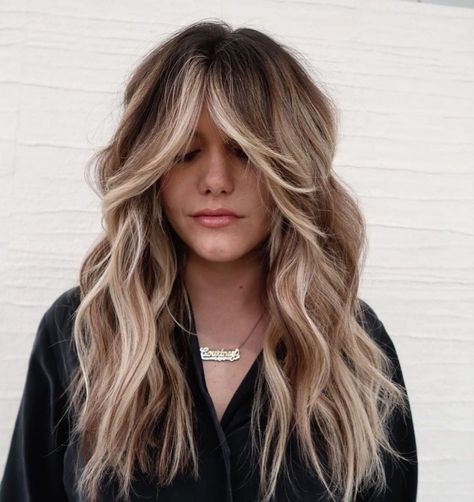 Highlighted Shag, Shag Hairstyle, Blonde Hair Transformations, Haircut And Color, Hair Color And Cut, Trending Haircuts, Double Take, Dream Hair, Long Hair Cuts