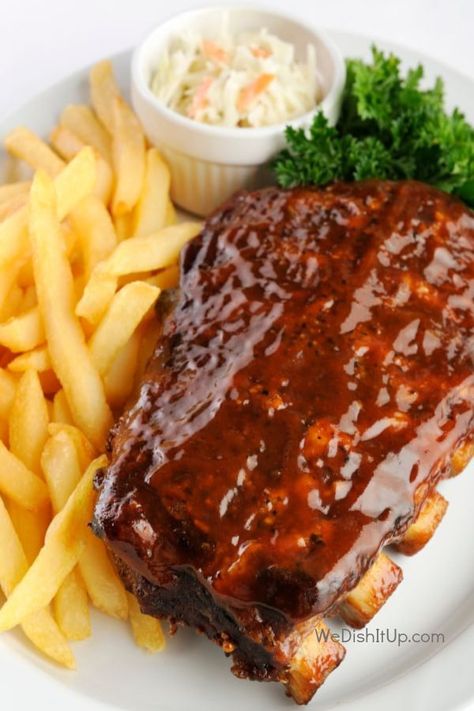 Ribs And Fries, Slow Smoked Brisket, Barbecue Ribs Recipe, Pork Ribs Grilled, Barbecue Pork Ribs, Smoked Bbq, Bbq Pork Ribs, Art Of Cooking, Rib Meat