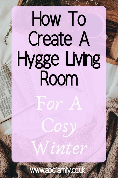 Bring a little hygge into your life this winter with a hygge living room. #hyggelivingroom #hygge #hyggeaesthetic #hyggehome #hyggedecor #hyggelifestyle #homedecorideas Hygge Family Room, Hygge Living Room Ideas, Hygge Home Inspiration, Cosy Living Room Ideas, Hygge Living Room, Hygge Aesthetic, Hygge Book, Sharing Platters, Hygge Living