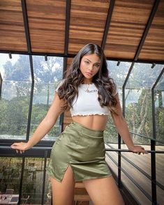 Fashionnova Outfit, Sara Orrego, Satin Mini Skirt, Womens Loungewear, Rompers Women, Costa Rica, Women Lingerie, Jumpsuits For Women, Fashion Nova