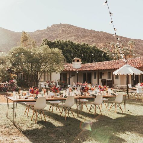 Palm Springs Backyard Wedding, Palm Springs Wedding Aesthetic, Ace Hotel Palm Springs Wedding, Palm Desert Wedding, Palm Springs Wedding Dress, Palm Springs Wedding Venues, Sandy Desert, Wedding Palm Springs, Ace Hotel Palm Springs