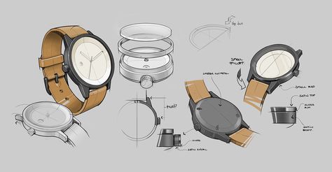 As part of a new venture, Simple Watch Company (SWCO) approached Katapult Design to create a range of high quality, minimalist watch concepts. Store Names Ideas, Watch Sketch, Watch Drawing, Simple Watches, Design Presentation, Industrial Design Sketch, Minimalist Watch, Objet Design, Sketch Inspiration