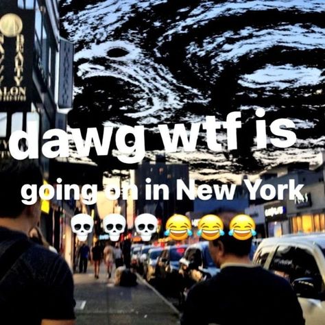 dawg what is going on in new York!! 🗽😛 #caca New York Meme, York Travel, Doom Patrol, Living In New York, New York Travel, The Neighbourhood, United States, New York, Memes