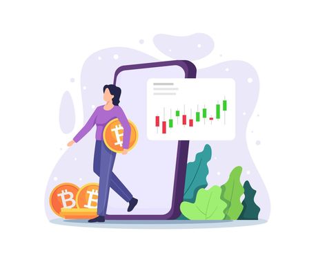 Cryptocurrency marketplace illustration Marketplace Illustration, Cryptocurrency Illustration, Crypto Illustration, Cryptocurrency, Vector Art, Vector Free, Royalty Free, Clip Art, Fictional Characters