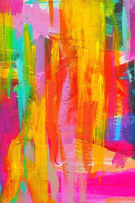 Neon Color Paintings, Abstract Painting Ideas For Beginners, Abstract Painting Ideas, Abstract Colorful Art, Neon Abstract, Theme Inspiration, Abstract Fabric, Abstract Painting Techniques, Painting Ideas For Beginners