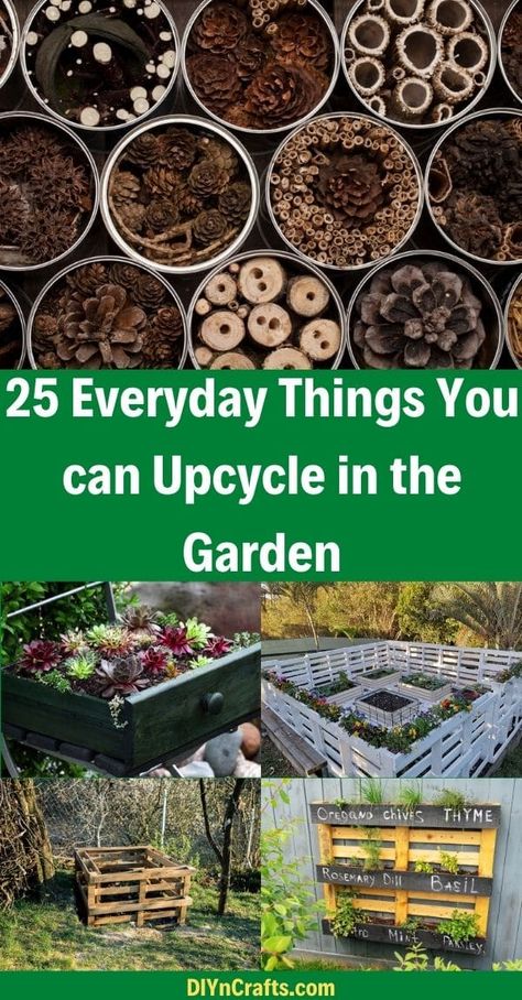 With a little creativity anything can be upcycled, we have collected the 25 most common things you can upcycle in your garden. Unusual Planter, Upcycled Planter, Recycled Garden Art, Upcycle Garden, Gardening Diy, Recycled Garden, Garden Wallpaper, Garden Decor Projects, School Garden