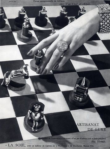 Hermès 1959 Chess Game, Bracelet Van Cleef & Arpels, Photo Georges Saad The Queen's Gambit, Jewelry Editorial, Jewelry Photoshoot, Chess Game, Rich Kids, Main Game, Jewelry Photography, Van Cleef Arpels, Van Cleef