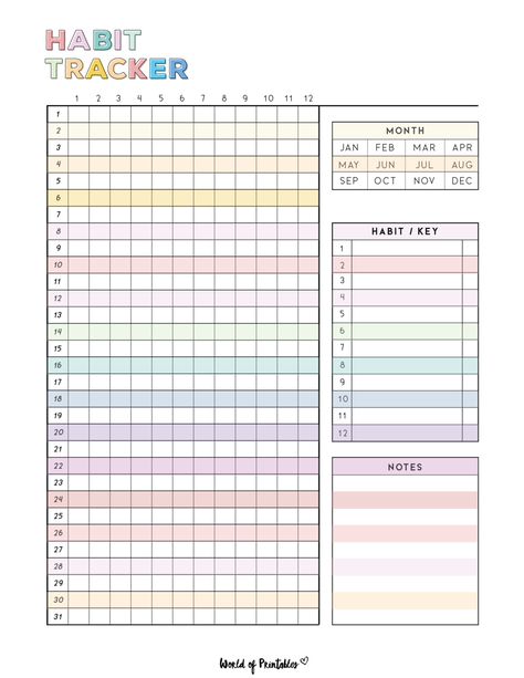 Rutinitas Harian, Printable Habit Tracker, Bullet Journal Ideas Templates, Habit Tracker Bullet Journal, Habit Tracker Printable, Bullet Journal Mood Tracker Ideas, Bulletin Journal Ideas, Self Care Bullet Journal, Bullet Journal Mood