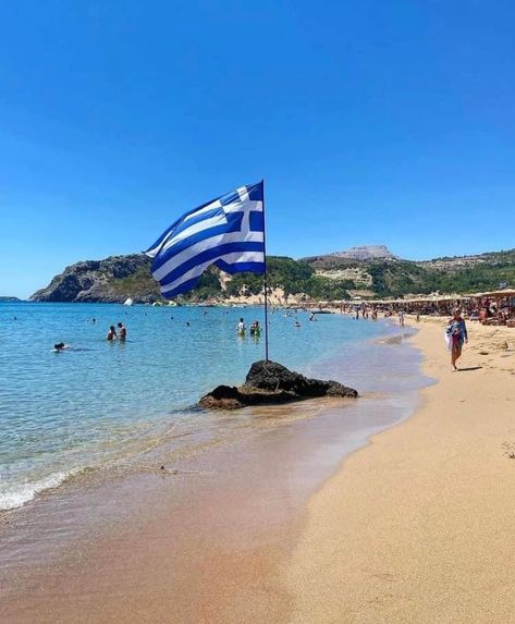 Tsampika Beach In Rhodes Greece Greece Rhodes, Dodecanese Islands, Rhodes Greece, Southern Europe, Paros, Greece Travel, Greek Islands, Rhodes, Slovenia