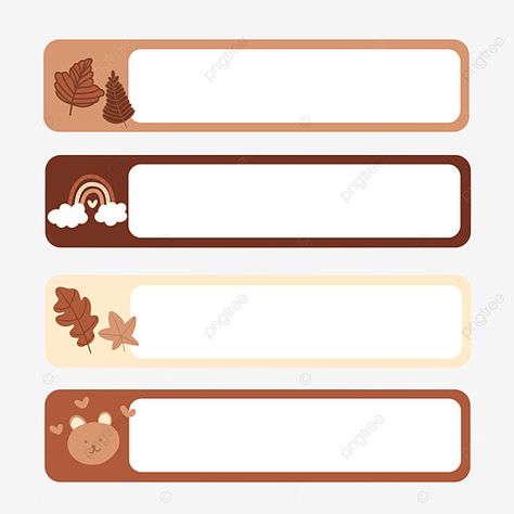 Aesthetic Name Tag, Name Tag Design Aesthetic, Name Tag Clipart, Free School Labels, Identity Card Design, Name Tag For School, Label Png, Subject Labels, Tag Png