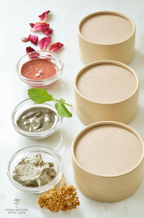 clay facial masks Make Your Own Clay, Clay Face Mask, Face Mask Recipe, Diy Skincare, Image Skincare, Homemade Face Masks, Homemade Face, Diy Mask, Skin Issues