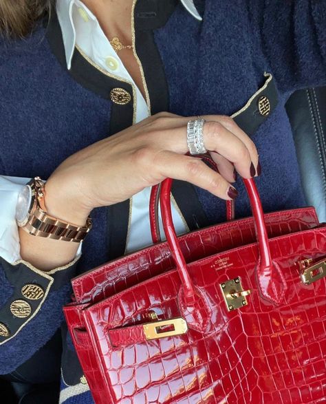 Red crocodile birkin Trophy Mom Aesthetic, Millionaire Wife Aesthetic, Rich Footballers Wife Aesthetic, Wealthy Wife Aesthetic, Pilates Wife Aesthetic, Birkin Mom Aesthetic Outfit, Rich Mom Lifestyle, Range Rover Mom Aesthetic Outfit, Birkin Mom Outfit