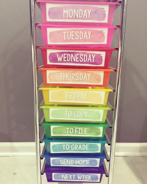 Elizabeth Jackson on Instagram: “just over here day dreaming about setting up my classroom ...😌☁️ 🌈” 10 Drawer Cart Labels, Drawer Cart Labels, Watercolor Classroom Decor, Watercolor Classroom, Drawer Cart, Drawer Labels, Classroom Makeover, Decor Classroom, Elementary Classroom Decor