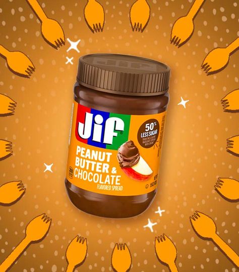 Jiff Peanut Butter, Peanut Butter Spread, Jif Peanut Butter, Best Peanut Butter, Chocolate Spread, Mozzarella Sticks, Butter Spread, Peanut Butter Lovers, Hazelnut Spread