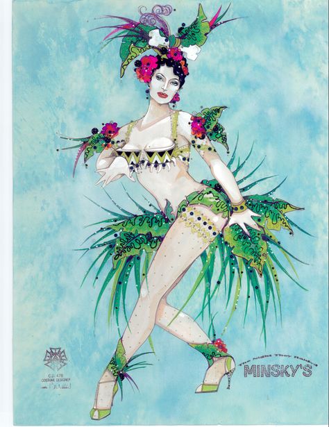 MINSKYS Gregg Barnes, Greg Barnes, Sea Illustrations, Stage Costume Design, Drag Clothing, Costume Renderings, Costume Sketches, Costume Illustration, Costume Design Sketch