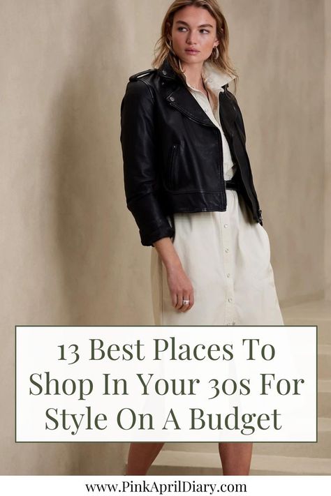 Step up your style game with my latest chic fashion style blog post featuring where to shop in your 30s to look stylish on a budget. From stylish workwear on a budget to everyday looks for women in their 30s, these 13 best places to shop in your 30s will keep you looking effortlessly chic without breaking the bank. Click the link to read more today! Women In Their 30s, Chic Summer Dresses, Best Places To Shop, Body Types Women, Chic Summer Style, Workwear Essentials, Places To Shop, Chic Summer Outfits, Fast Fashion Brands