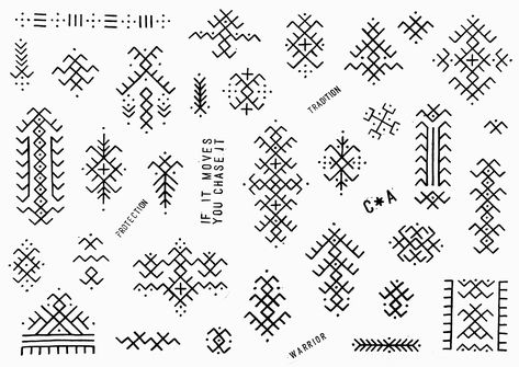 Berber Hand Tattoo, Berber Tattoo Meaning, Berber Tattoo Symbols, Moroccan Tattoo, Berber Pattern, Croatian Tattoo, Symbole Tattoo, Berber Art, Tattoo Dublin