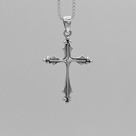 Mens Silver Pendants, Stainless Steel Cross Pendant, Black Leather Necklace, Silver Cross Necklace, Sterling Silver Cross Necklace, Mens Necklace, Necklace Men, Cross Chain, Magical Jewelry