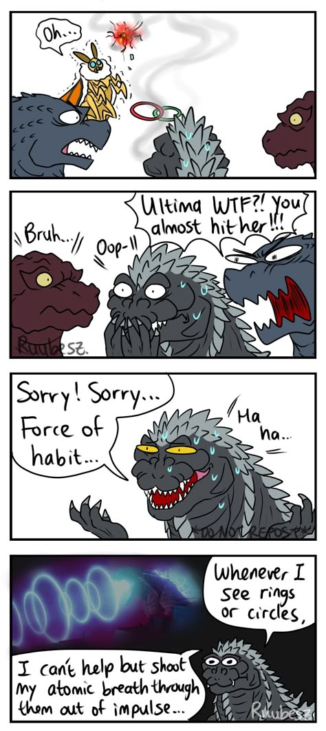 Godzilla Franchise, Monster Verse, Godzilla Funny, Godzilla Comics, Cat Drawing Tutorial, Godzilla Wallpaper, Gang Gang, Famous Monsters, Kaiju Art