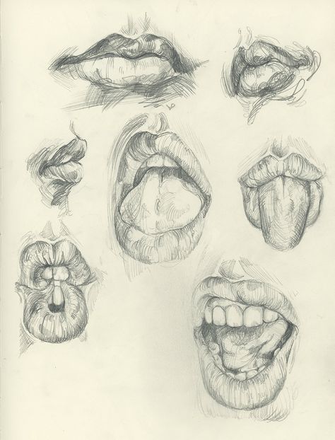 Mouth Drawing, Art Tools Drawing, Easy Drawings Sketches, My Sketchbook, Arte Sketchbook, Arte Inspo, Art Drawings Sketches Creative, Art Inspiration Painting, Anatomy Art