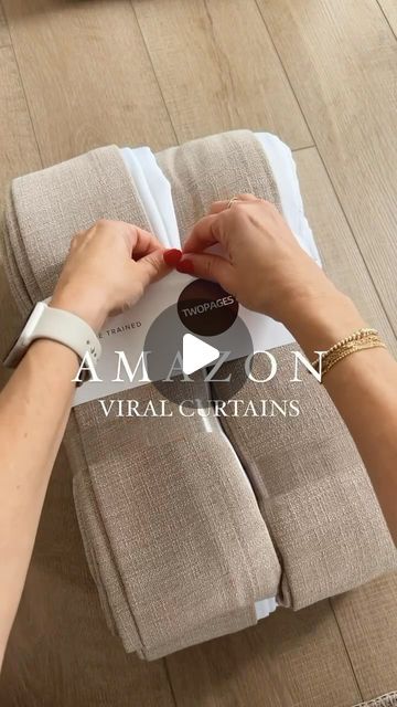 Cat Arcodia on Instagram: "AMAZON Viral Curtains✨ Comment YES PLEASE for the link or tap the 🔗 in my bio to shop my @amazon storefront or @shop.ltk page🤍

You all went crazy for these curtains when I shared them back in January and for good reason! These curtains are high quality, designer inspired, and custom curtains for 
less🙌🏻 Check out my “curtain” highlight on my profile for more details and a closer look🤍 #amazonhome #affordablecurtains

What I chose:
style: Liz Linen Drape 
color: 1908-6 grey beige 
header type: pinch pleat 
lining type: privacy lining 
memory shape- highly recommended
*use your own custom measurements" Viral Curtains, Types Of Curtains Style, Curtain Bedroom Ideas, Beige Header, Curtains Styles Ideas, Linen Curtains Bedroom, Curtains Or Blinds, Lakeside House, Affordable Curtains