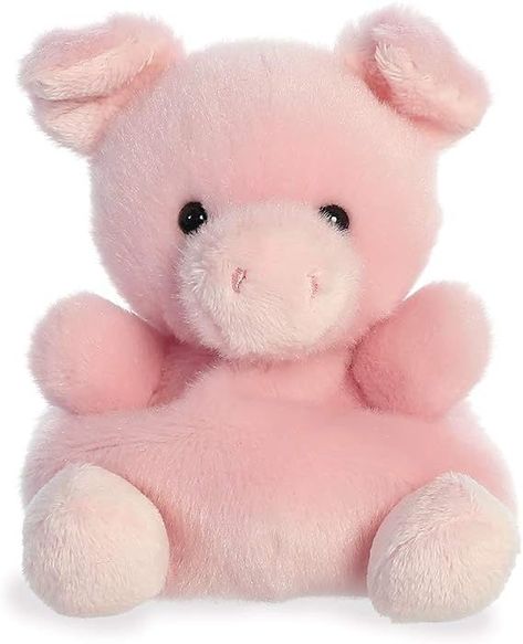 Part of Aurora's Palm Pal collection Adorable Pig cuddly toy that is filled with beans Perfect gift for anyone who loves Pigs Suitable from birth Palm Pals, Pink Stuffed Animals, Soft Toys Making, Pet Pigs, Cute Stuffed Animals, Palm Of Your Hand, The Palm, Cool Bands, Soft Toy