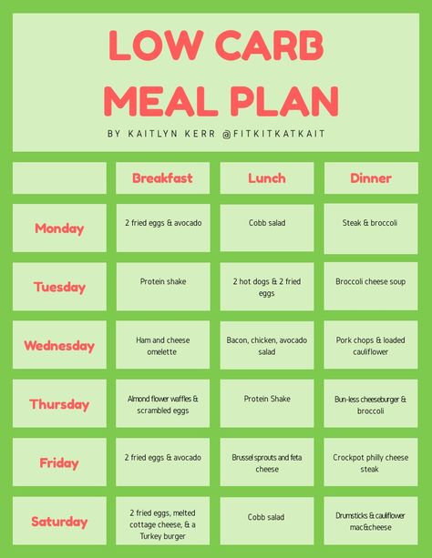 1200 Calorie Diet Meal Plans, Carb Cycling Meal Plan, No Carb Food List, Low Carb Menus, Easy Keto Meal Plan, Daily Meal Plan, Low Carb Meal, Beginner Meal Planning, Low Carb Meal Plan