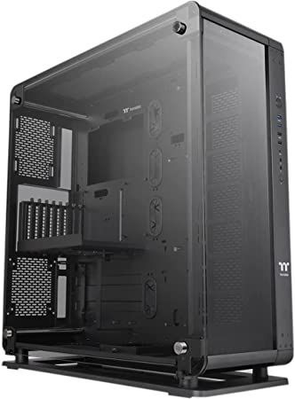 Thermaltake Core P8 Tempered Glass E-ATX Full-Tower Chassis Computer Case CA-1Q2-00M1WN-00, Black Gaming Router, Pc Builds, Best Pc Games, Computer Cases, Computer Tower, Best Pc, Pc Components, Gaming Pcs, Mini Itx