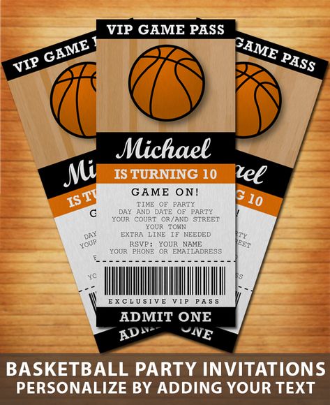 Basketball Birthday Invitations Free, Basketball Party Theme, Basketball Birthday Party Invitations, Basketball Themed Birthday Party, Basketball Invitations, Basketball Birthday Invitations, Basketball Theme Birthday, Basketball Match, Birthday Party Invitations Free