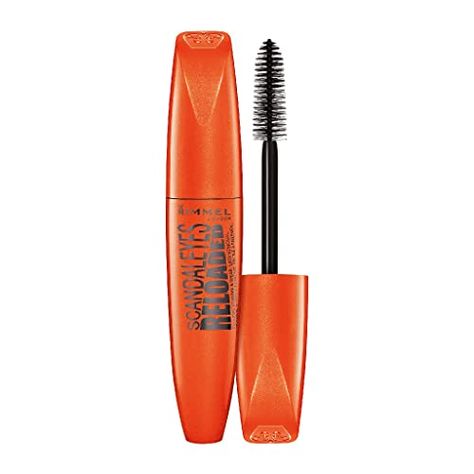 Rimmel London Scandaleyes Reloaded Volumising Mascara, 12ml Rimmel Scandaleyes Mascara, Rimmel London Mascara, Rimmel Makeup, Rimmel Mascara, Clean Mascara, Grow Lashes, London Makeup, Vegan Clean, Thick Lashes