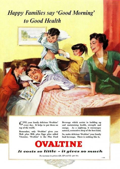 Creepy Kids, Crypto Art, Restorative Sleep, The American Dream, Retro Advertising, Retro Ads, Old Ads, Advertising Poster, Happy Family