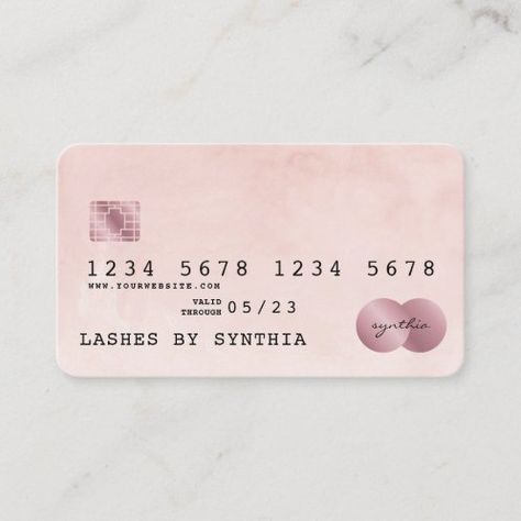 Credit Card Styled Blush Pink Agate | Zazzle.com Pink Debit Card, Pink Credit Card, Credit Card Design, Planner Business, Platinum Credit Card, Best Credit Cards, Business Templates, Product Ideas, Pink Agate