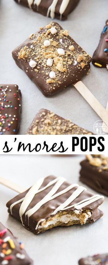 Smores Pops, Smore Recipes, Dipped In Chocolate, Marshmallow Pops, Dessert Dips, Grill Set, S'mores, Think Food, On A Stick