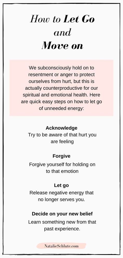 It's totally normal to get caught up in our past experiences. The hard part is learning how to simply let things go and move on. Learn more about it in this blog! How To Heal And Move On, How To Let Go Of Anger, How To Let Go Of The Past, How To Move On And Let Go, How To Let Go, Letting Go Of Past, Releasing Anger, How To Release Anger, Let Things Go