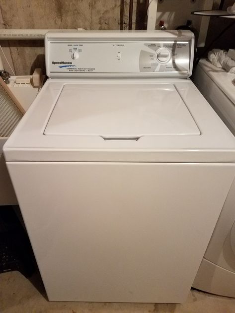 The Queen has arrived, and our laundry is clean again! - Jill Cataldo Speed Queen Washer, Washing Machine Reviews, Laundry Pantry, Speed Queen, Top Load Washing Machine, Clean Washing Machine, Steel Tub, Wash Tubs, Front Load Washer