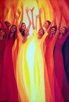 💚💚💚 Women Circle, Sacred Woman, Red Tent, Sacred Circle, Women's Circle, Prophetic Art, The Divine Feminine, Sacred Feminine, Goddess Art