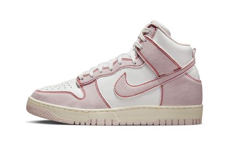 Nike Dunk High 1985 Pink Denim DQ8799-100 Release Date | HYPEBEAST Nike Dunk High 1985, Dunk High 1985, Antonella Roccuzzo, Low Air Jordan 1, Dunks Nike, Exclusive Sneakers, Nike Dunk High, Dunk High, Colour Blocking