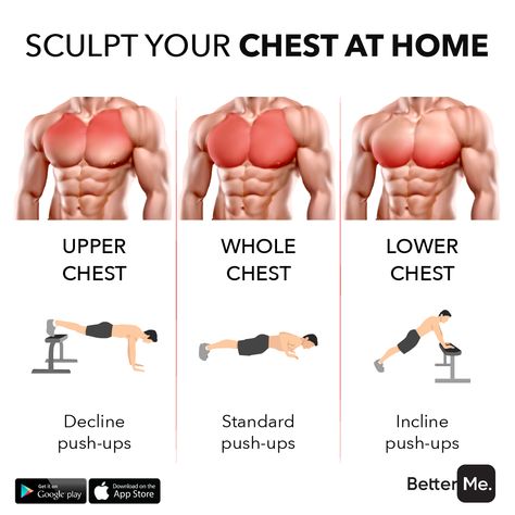 Gym Chest Workout, Muscle Gain Workout, Chest Workout At Home, Chest Workout For Men, Workouts For Men, Chest Workout Routine, Latihan Dada, Trening Sztuk Walki, Best Chest Workout