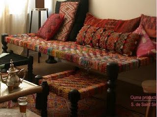 Charpai from France Garden Hideaway, Indian Interiors, Indian Home Interior, Ethnic Home Decor, Woven Furniture, Ethnic Decor, Indian Furniture, Mobil Home, Indian Homes