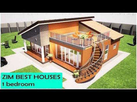 House With Terrace Roof, Roof Deck House Design, Small Vacation House Design, Small House Design With Rooftop, Small House With Roof Deck, Roof Top House, Bungalow With Roof Deck, Roof Deck Ideas, Home With Rooftop Deck