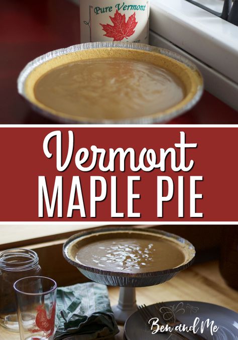 Vermont Recipes, Baked In Vermont, Maple Pie, Rv Cooking, Cup Of Hot Cocoa, Maple Recipes, Maple Syrup Recipes, Baked Sweets, Sugar Recipes