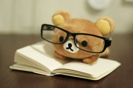 I'm studying Wearing Glasses, Kawaii Shop, Rilakkuma, 영감을 주는 캐릭터, Cute Bears, Cute Pictures, Cute Wallpapers, Poetry, Geek Stuff