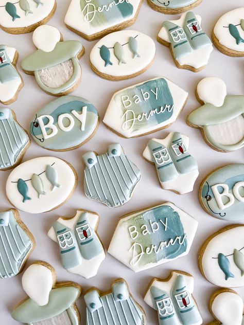 Fly Fishing Baby Shower Theme, Fishing Theme Baby Shower Cake, Fish Theme Baby Shower Ideas, Baby Boy Fishing Shower Ideas, Reel Excited Baby Shower Ideas, Lake Baby Shower Theme, Fisherman Baby Shower Ideas, Little Fisherman Baby Shower Ideas, Baby Shower Fishing Theme Boy