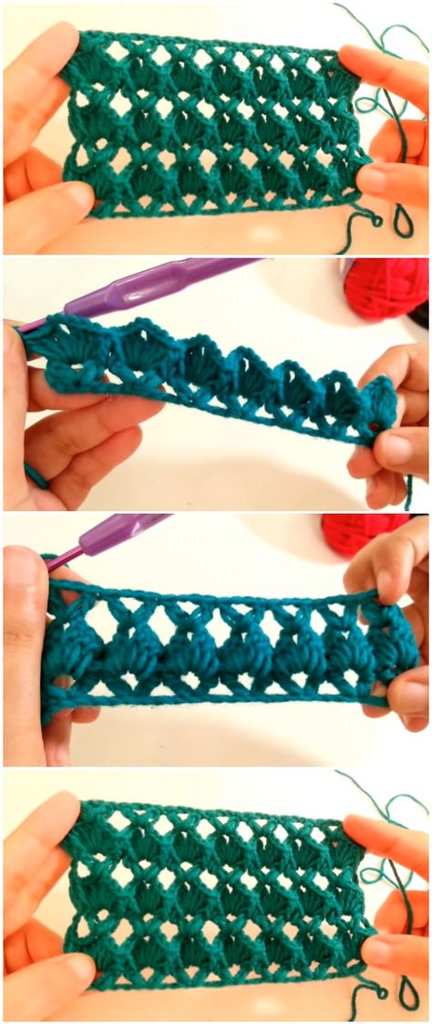 Learn To Crochet Rhombus Stitch Crochet Rhombus, Thick Wool, How To Knit, Baby Jacket, Crochet Stitches Tutorial, Crochet Stitch, Irish Crochet, Free Crochet Patterns, Crochet Techniques