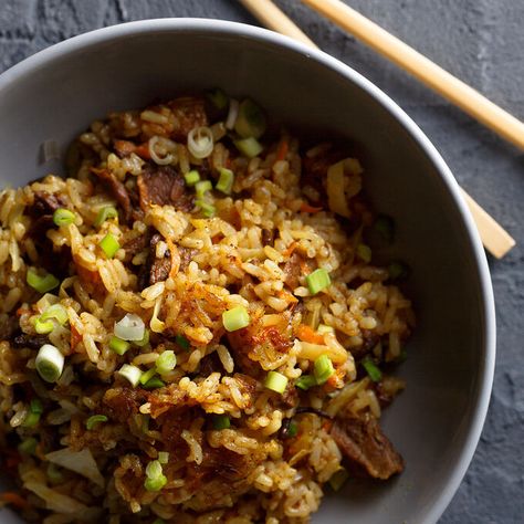 Scallion Fried Rice Recipe | Sur La Table Sur La Table Recipes, Hmr Recipes, Cauliflower Fried Rice Recipes, Cauliflower Fried, Calorie Meals, Cauliflower Fried Rice, Fried Cauliflower, Fried Rice Recipe, Cooking Essentials